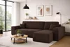 A modern living room with a sectional sofa, coffee table, and decor. Podgląd zdjęcia produktu