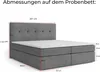 Boxspringbett 200x200cm mit Bettkasten - Bett mit Matratze Produktbild-Vorschau 2