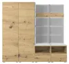 Garderobe NELA VI 200 cm Kompaktgarderobe Artisan Eiche mit Produktbild-Vorschau 3