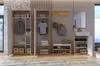 Kommode Weiß Hochglanz Eiche Sideboard Anrichte Wohnzimmer Produktbild-Vorschau 4