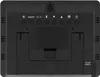 The back of a black weather station device. Produktbild-Vorschau