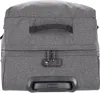 A close-up view of the top of a gray trolley bag. Produktbild-Vorschau