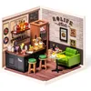 puzzle 3D, DIY Leisurely Cheers Bar Mini-House, plastique, Voir les images du produit 9