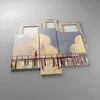 Bild auf Leinwand - Leinwandbild - Wolken Brücke Vögel Produktbild-Vorschau 2