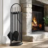 Relaxdays 4052025222918, Set voor open haard, Zwart, Productafbeelding-voorbeeld 3