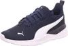 A single navy blue Puma athletic shoe with a white stripe and sole, shown from a side angle against a white background. Produktbild-Vorschau