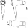 EMCO Emco Haartrockner SYSTEM 2 1600 W m Kabel und Stecker Produktbild-Vorschau 4
