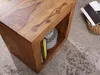 WOHNLING Standregal Massivholz Sheesham 44cm hoch Cube Produktbild-Vorschau 10