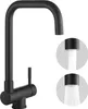 Wasserhahn Küche  360° drehbar Küchenarmatur Edelstahl Produktbild-Vorschau 3