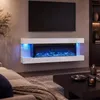 COSTWAY Elektrokamin 32"  3-seitig, 750W/1500W Heizung Produktbild-Vorschau 2
