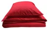 2 tlg Uni Bettwäsche 135x200 Rot Einfarbig Renforce Produktbild-Vorschau 1