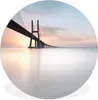 MuchoWow® Rundes Wandbild - Runde Bilder Brücke mit schön Produktbild-Vorschau 1