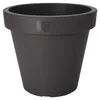 Kunststoff-Gartentopf schwarz rund 39 cm Produktbild-Vorschau 12