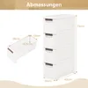 GOPLUS Nischenschrank schmal, Badschrank klein mit 4 Produktbild-Vorschau 2