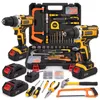 Ensemble de perceuse-visseuse sans fil 21V avec 2 batteries Voir les images du produit 1