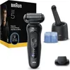 A Braun Series 5 shaver and its accessories are displayed against a white background. Anteprima dell’immagine prodotto