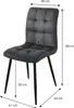 ML-Design 4er Set Esszimmerstuhl mit Rückenlehne, Produktbild-Vorschau 7