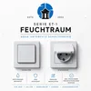 Interruptor de pared doble, grado de protección IP44, línea Vista previa de la imagen del producto 7