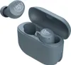 A pair of blue wireless earbuds and their charging case. Anteprima dell’immagine prodotto