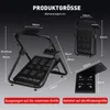 Product dimensions and size comparison for a racing wheel stand. Produktbild-Vorschau