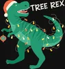 Tree Rex Christmas Tree Dinosaur - vánoční dárek Vánoční Náhled obrázku produktu 3