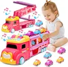 RoserRose Autotransporter Spielzeug ab 2 3 4 5 Jahre Produktbild-Vorschau 1