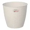 Blumentopf Stefanplast Weiß Kunststoff (14 x 12,5 x 14 cm) Produktbild-Vorschau 2