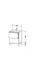 Waschtischunterbau L-CUBE 620x481x704mm weiß hochglanz weiß Produktbild-Vorschau 2