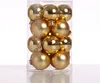 Christbaumkugel - Glas - D: 3,5cm - glänzend und matt - gold - 16er Set Produktbild-Vorschau