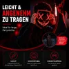 LED Purge Maske rot – steuerbare Horror Leuchtmaske – Produktbild-Vorschau 2