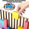 Holz 3D Puzzle 42 Teile, Tetris Geometrie Spiel, Denkspiel Produktbild-Vorschau 6