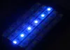 Close-up of blue LED lights on strips in a dark environment. Anteprima dell’immagine prodotto