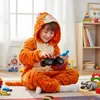 Onesie Kigurumi Pyjama Kostüm für Kinder Tiger 122 Produktbild-Vorschau 4