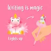 Leuchtender Kugelschreiber - Writing is Magic Unicorn Produktbild-Vorschau 5