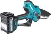 A cordless chainsaw with a battery pack attached, shown against a white background. Náhľad obrázku produktu