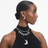 Swarovski Ohrringe Damen Luna Tropfen Halbmond Weiß 5666179 Produktbild-Vorschau 6