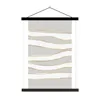 MuchoWow® Textilposter Linie - Abstrakt - Muster 40x53 cm Produktbild-Vorschau 1