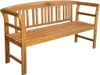 Panchina da giardino 157 cm in legno massiccio di acacia Anteprima dell’immagine prodotto 5