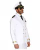 Weiß-Goldenes Schiffskapitän Jacket für Herren Größe: XL Produktbild-Vorschau 4