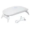 A white UV lamp for curing resin, shown with its USB charging cable. Produktbild-Vorschau