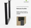 Blumfeldt Ayr Pieds de table – pieds de table en métal Voir les images du produit 2