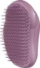 A close-up, angled view of a purple hairbrush against a white background. Produktbild-Vorschau
