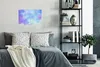 MuchoWow® Poster Aquarell - Lila - Hellblau 30x20 cm - Produktbild-Vorschau 4