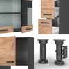 Küchenzeile Vicco R-Line Goldkraft Eiche/Anthrazit 350 cm Produktbild-Vorschau 5