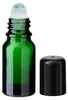5x Grüne Glasflasche 10 ml Roll-On mit schwarzem Verschluss Produktbild-Vorschau 3