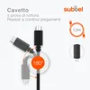 subtel Caricabatteria compatibile con TomTom Start 52, Go Anteprima dell’immagine prodotto 4