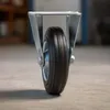 Wiltec Bockrolle Ø160mm mit Gummirad und Metallfelge 130kg Produktbild-Vorschau 7