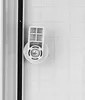 A close-up view of a white plastic electrical enclosure with a roller mechanism attached. Produktbild-Vorschau