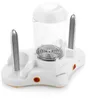A white Hyundai hot dog maker with silver hot dog holders and a clear plastic steaming chamber. Anteprima dell’immagine prodotto
