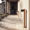 Bodenstehleuchte Außen Aufbau 50cm Edelstahl und Glas Isoba Produktbild-Vorschau 2